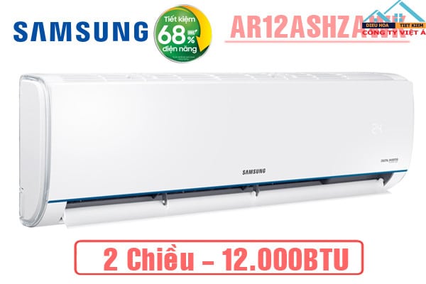 Điều hòa Samsung AR12ASHZAWKNSV/AR12ASHZAWKXSV 2 Chiều - 12000BTU (1.5HP) - Gas R410a Công nghê Digital inverter tiết kiệm điện, vận hành êm ái Làm lạnh nhanh, thoải mái dễ chịu Xuất xứ: Chính hãng Thái Lan Bảo hành: Máy 2 năm, máy nén 10 năm